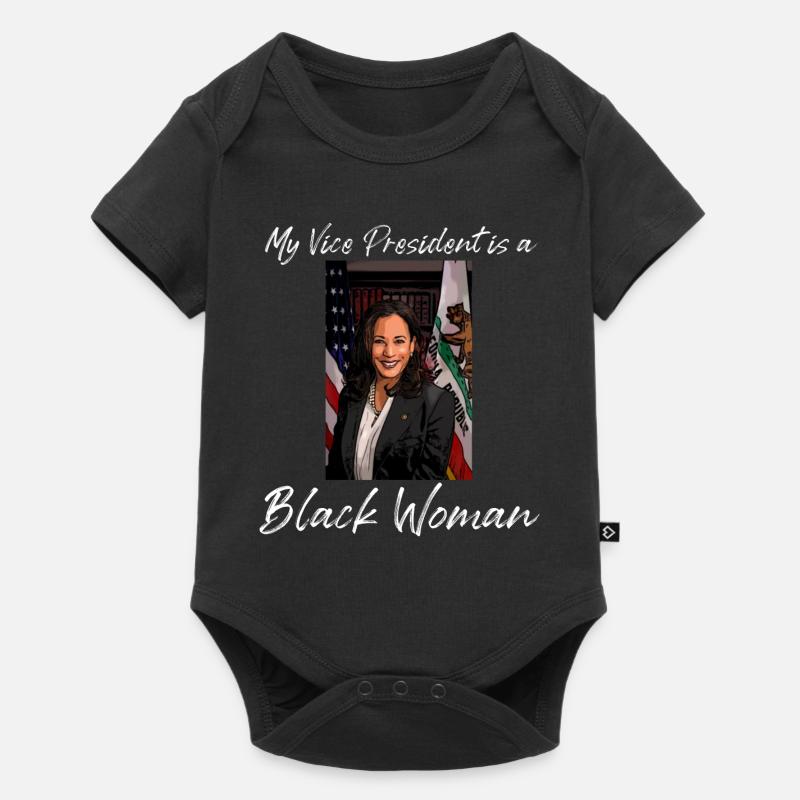 Kamala Harris 2020, machen wir das, Kamala Harris - Baby Premium Kurzarmbody - Schwarz