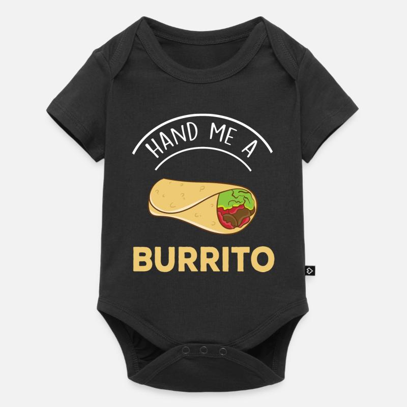 Gib Mir Einen Burrito - Baby Premium Kurzarmbody - Schwarz