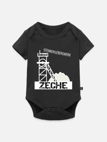Ruhrpott Zeche - Baby Premium Kurzarmbody - Schwarz