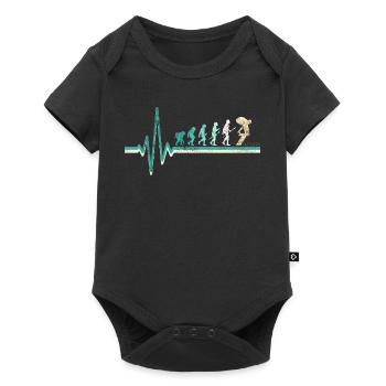 Swimming instructor Swimmer Evolution - Baby Premium short-sleeve bodysuit - black - Front