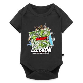 LEEBron - MAAAAAAAAAAAAP! - Baby Premium Kurzarmbody - Schwarz - Vorne