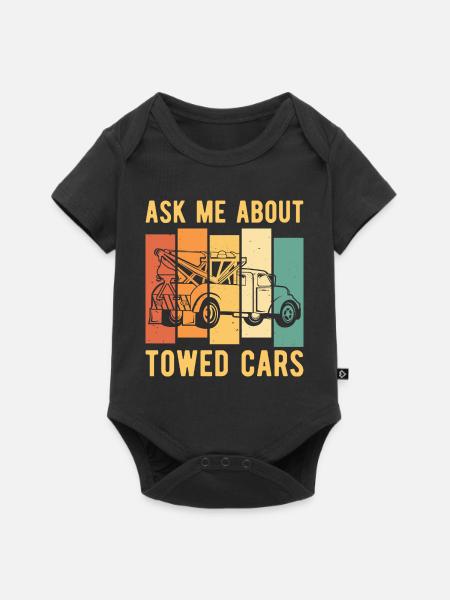 Abschleppwagen Abschleppdienst Abschlepper - Baby Premium Kurzarmbody - Schwarz