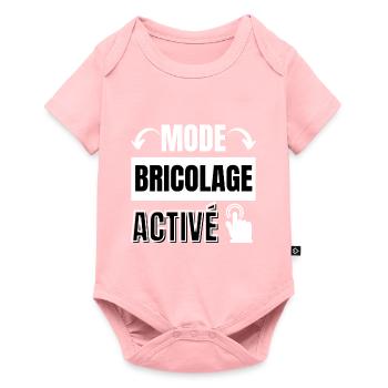 mode bricolage - Body à manches courtes Premium Bébé - rose - Devant