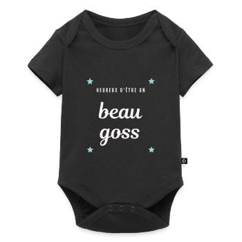 beau goss - Body à manches courtes Premium Bébé - noir - Devant