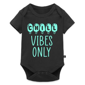 chill vibes - Baby Premium short-sleeve bodysuit - black - Front
