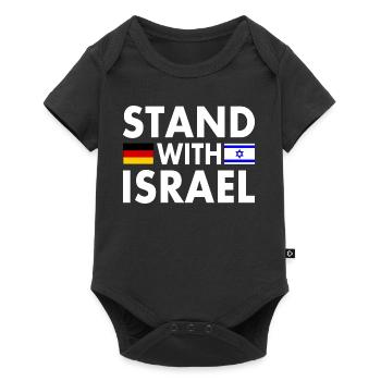 Israel - Baby Premium short-sleeve bodysuit - black - Front