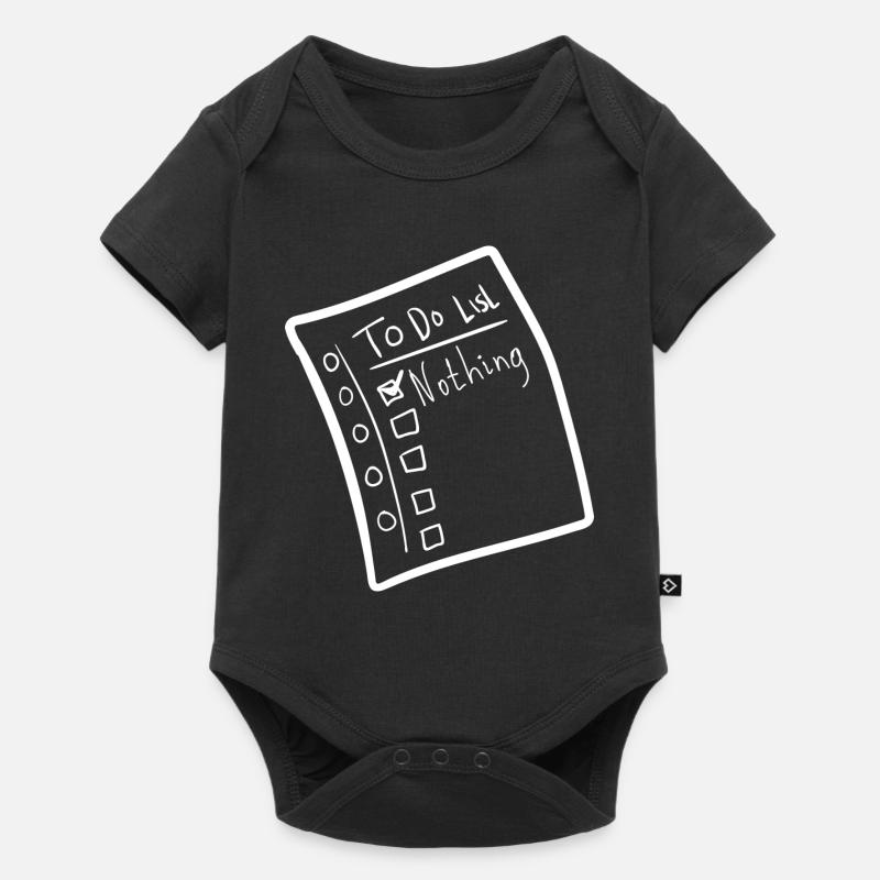 To do Liste - Baby Premium Kurzarmbody - Schwarz