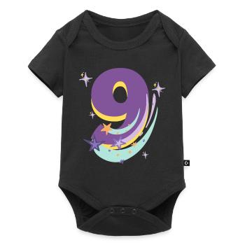 9th Birthday (9-year gift) - Baby Premium short-sleeve bodysuit - black - Front