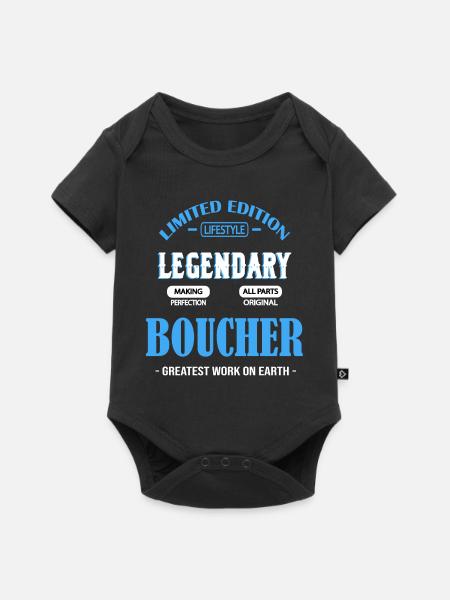 METZGER - Baby Premium Kurzarmbody - Schwarz