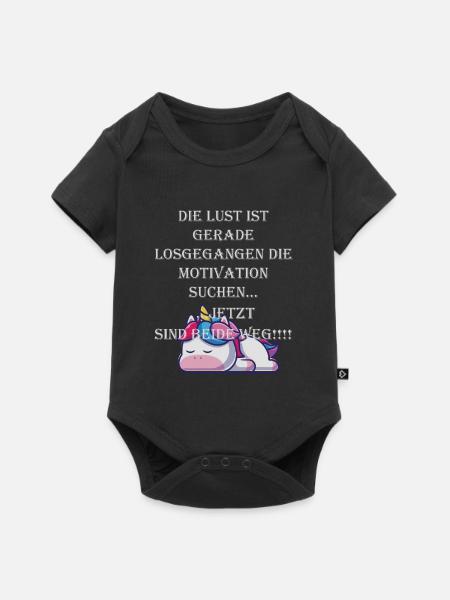 Die lust ist gegangen - Baby Premium Kurzarmbody - Schwarz