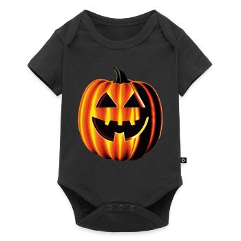 Pumpkin - Baby Premium short-sleeve bodysuit - black - Front