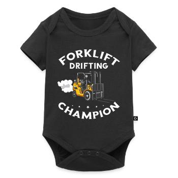 Warehouse drivers and warehouse workers for forklifts - Baby Premium short-sleeve bodysuit - black - Front