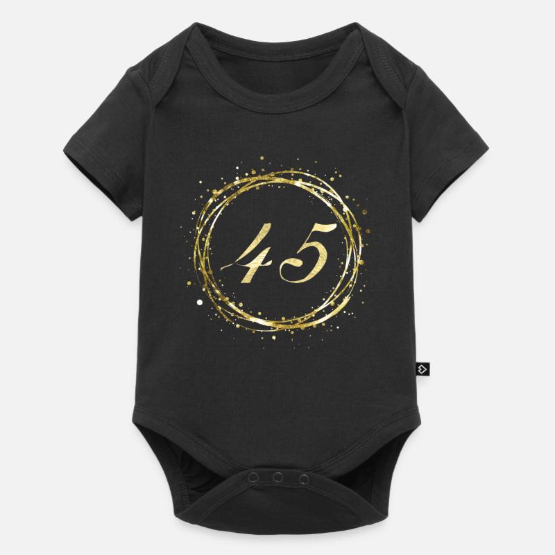 45 - Body à manches courtes Premium Bébé - noir