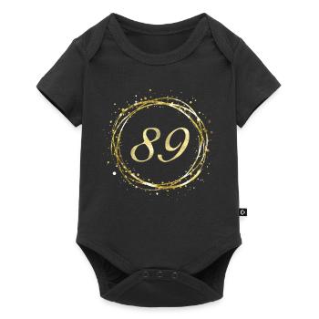 89 - Body à manches courtes Premium Bébé - noir - Devant