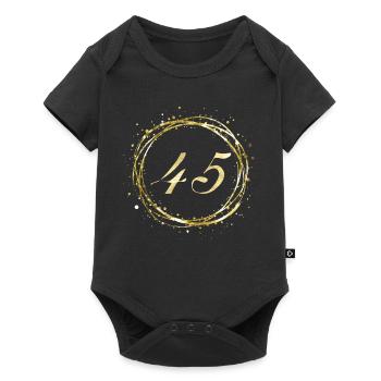 45 - Baby Premium short-sleeve bodysuit - black - Front