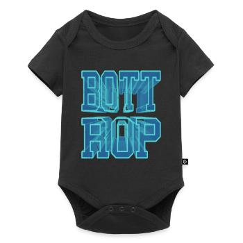 Bottrop Germany City 3D Font Skyline - Baby Premium short-sleeve bodysuit - black - Front