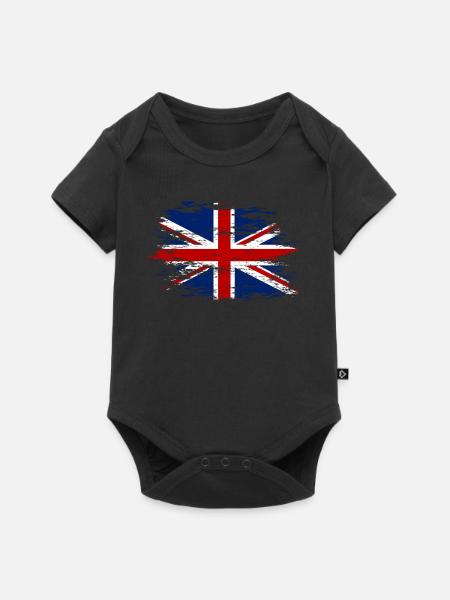 England used - Baby Premium Kurzarmbody - Schwarz