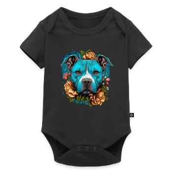 American Staffordshire Terrier - Baby Premium short-sleeve bodysuit - black - Front