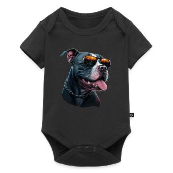 American Staffordshire Terrier - Body à manches courtes Premium Bébé - noir - Devant