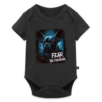Craignez le Frenchie - Body à manches courtes Premium Bébé - noir - Devant