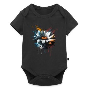 Daisy - Baby Premium short-sleeve bodysuit - black - Front