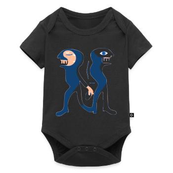 A couple of unreals - Baby Premium short-sleeve bodysuit - black - Front
