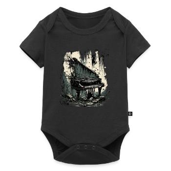 Piano d’horreur - Body à manches courtes Premium Bébé - noir - Devant