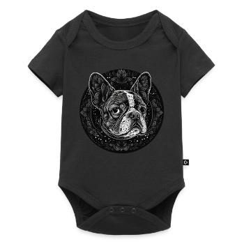 Bouledogue français - Body à manches courtes Premium Bébé - noir - Devant