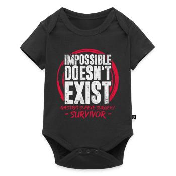 Impossible doesn't exist gastric sleeve surgery - Baby Premium Kurzarmbody - Schwarz - Vorne