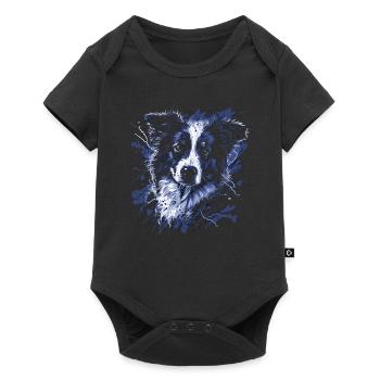 Corgi gallois - Body à manches courtes Premium Bébé - noir - Devant