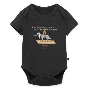 Fior di Battaglia - medieval rabbits edition - Baby Premium Kurzarmbody - Schwarz - Vorne