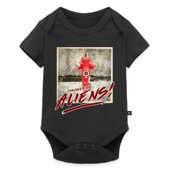 Étrangers 16 - Body à manches courtes Premium Bébé - noir - Devant