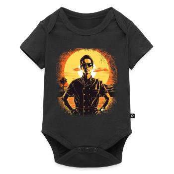 gift idea geek gift bday funny quote - Baby Premium Kurzarmbody - Schwarz - Vorne