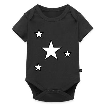 Étoiles Star Cadeau Ciel étoilé - Body à manches courtes Premium Bébé - noir - Devant