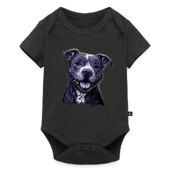 American Staffordshire Terrier - Body à manches courtes Premium Bébé - noir - Devant