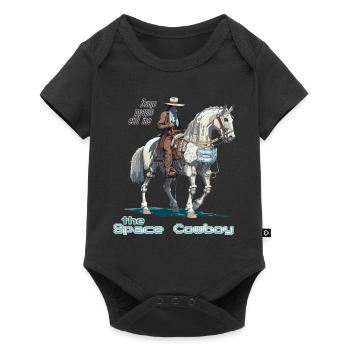 Space Cowboy - Baby Premium short-sleeve bodysuit - black - Front