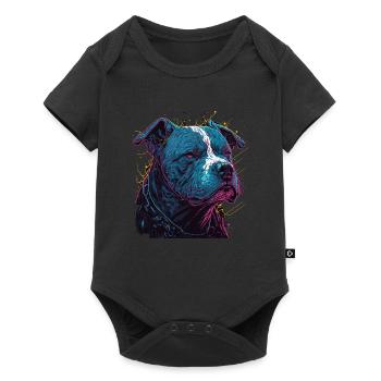 American Staffordshire Terrier - Body à manches courtes Premium Bébé - noir - Devant