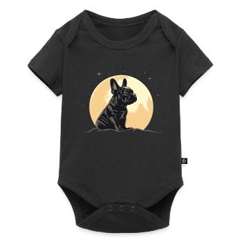Bouledogue français - Body à manches courtes Premium Bébé - noir - Devant