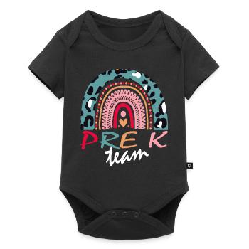Boho Kindergarten Squad Gift - Baby Premium short-sleeve bodysuit - black - Front
