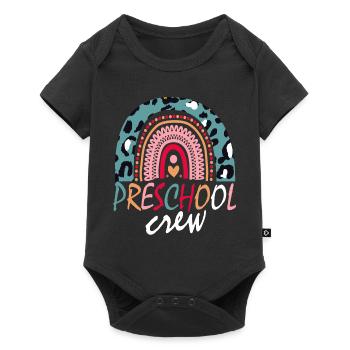 Geschenk für die Vorschulbesatzung - Baby Premium Kurzarmbody - Schwarz - Vorne