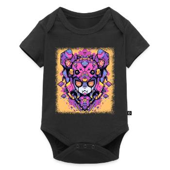 humor birthday present idea baby - Baby Premium short-sleeve bodysuit - black - Front