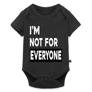i m not for everyone - Body à manches courtes Premium Bébé - noir - Devant