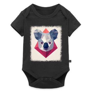 Citation amusante Bear Down Under Camisa Para Dormir - Body à manches courtes Premium Bébé - noir - Devant
