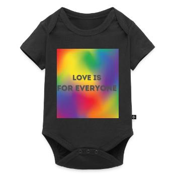 L’amour est pour tout le monde. - Body à manches courtes Premium Bébé - noir - Devant
