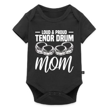 Tenortrommel Spieler Blaskapelle Musiker Geschenk - Baby Premium Kurzarmbody - Schwarz - Vorne