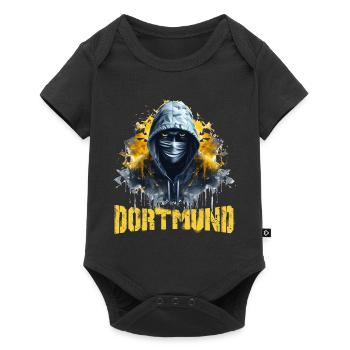 T-shirt Dortmund pour Dortmund Ultras - Body à manches courtes Premium Bébé - noir - Devant