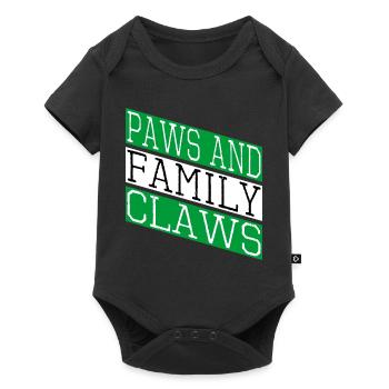Team Family Bitcoin Miner Father Whiskers - Baby Premium short-sleeve bodysuit - black - Front