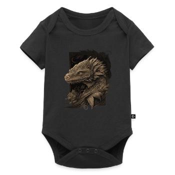 Little Dragon - Baby Premium short-sleeve bodysuit - black - Front