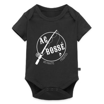 Retired Gift for Anglers, Fishing Rod. - Baby Premium short-sleeve bodysuit - black - Front