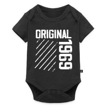 Original 1969 55th Anniversary Retro Gift - Baby Premium short-sleeve bodysuit - black - Front